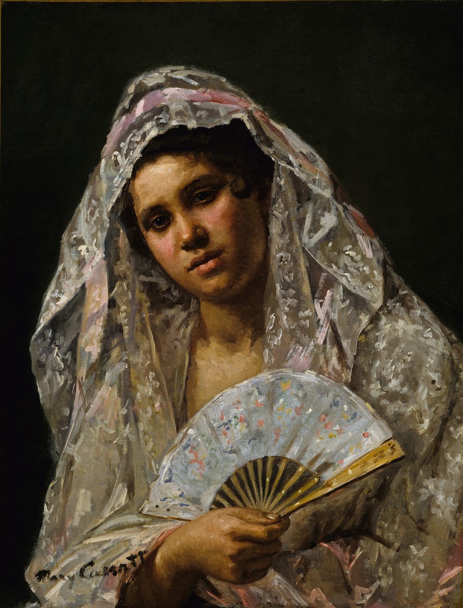 Spanish Dancer Wearing a Lace Mantilla 1873