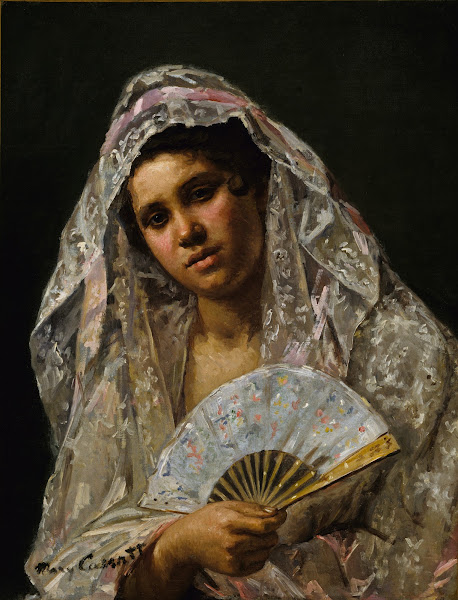 Spanish Dancer Wearing a Lace Mantilla 1873