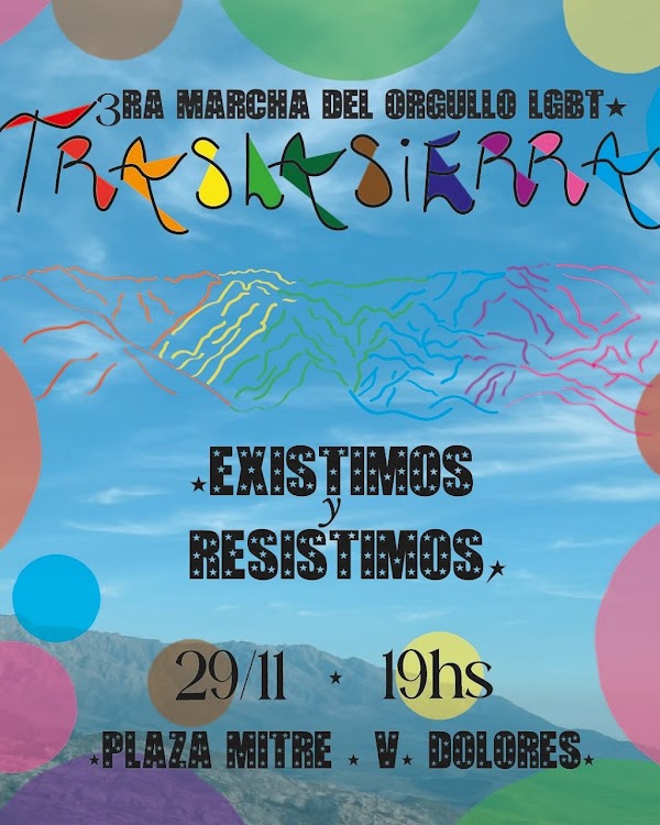 3ra Marcha del Orgullo LGBT+ del Valle de Traslasierra ⛰️