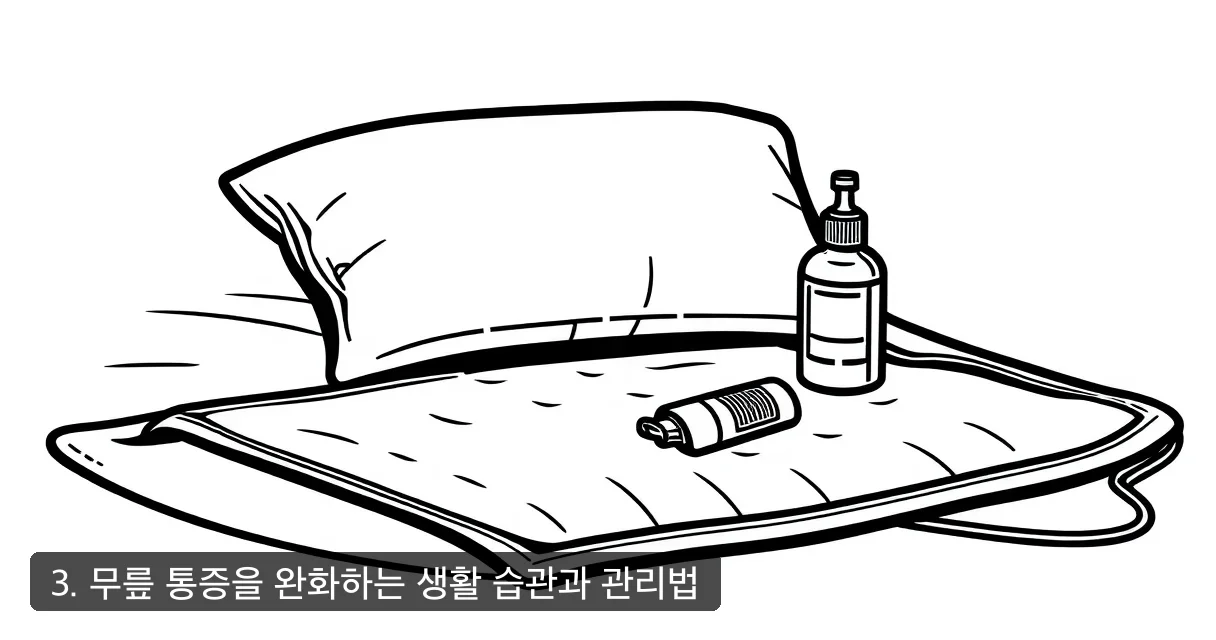3. 무릎 통증을 완화하는 생활 습관과 관리법