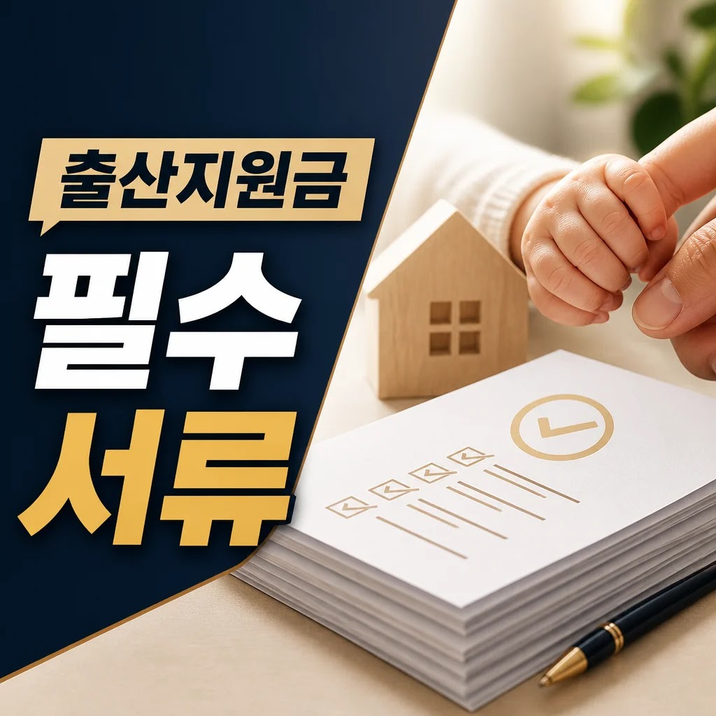 2026년 출산지원금 신청 서류 5가지