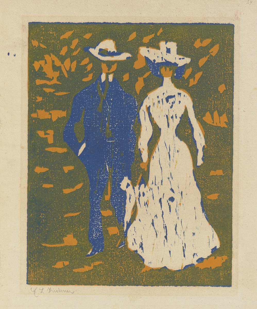 Couple Taking a Stroll 1907