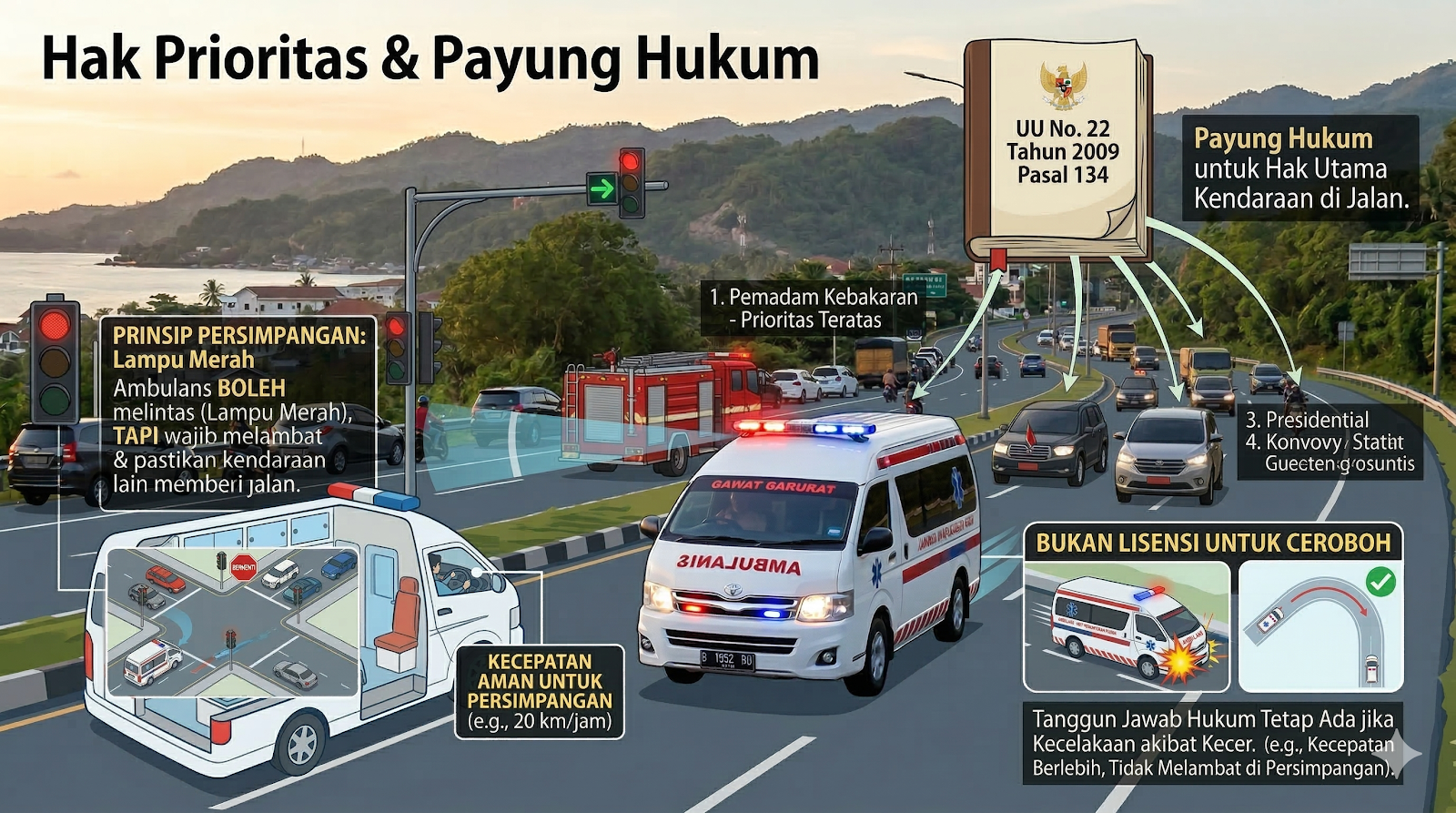 Modul Ambulance Aturan Prioritas Jalan