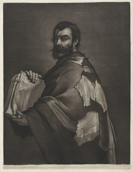 Zeno van Cittium with book 1672