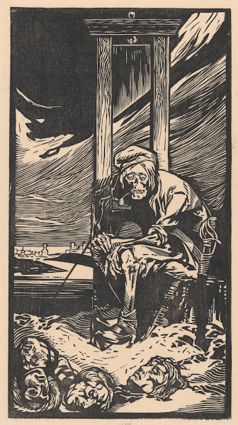 De Dood bij de guillotine
