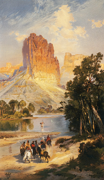 Cliffs of the Upper Colorado River Wyoming Territory ca 18611897