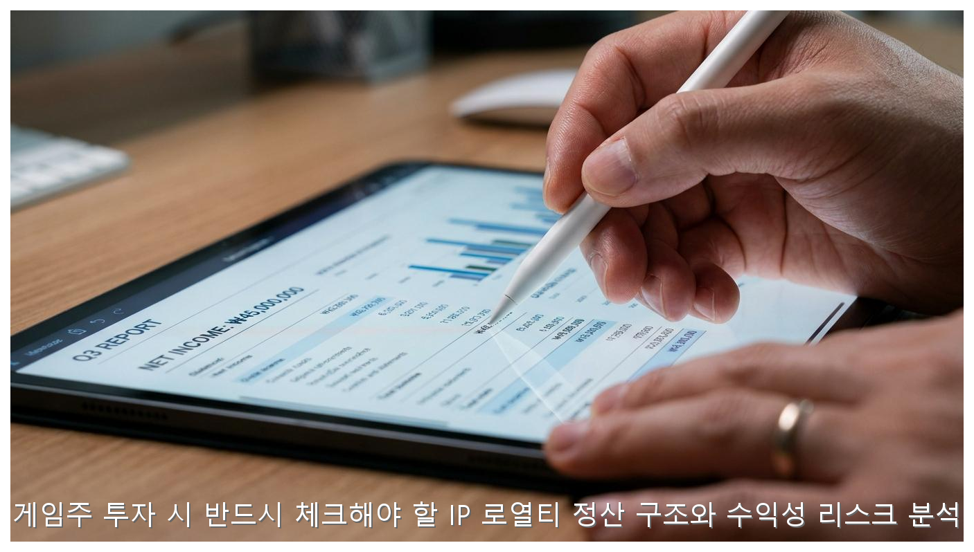 게임주 투자 시 반드시 체크해야 할 IP 로열티 정산 구조와 수익성 리스크 분석 핵심 안내 및 분석 인포그래픽 (8)