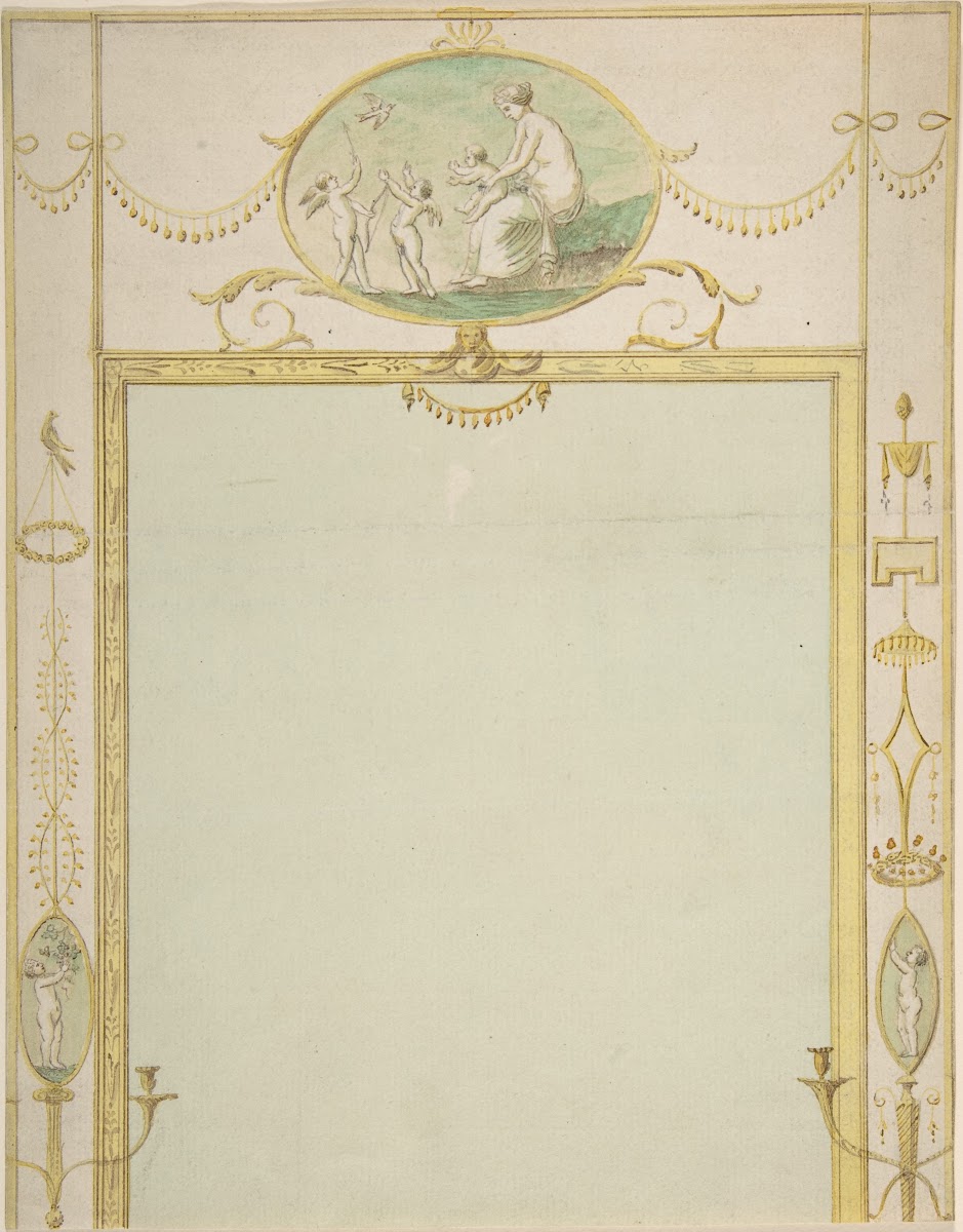 Design for a Mirror mid 18thearly 19th century