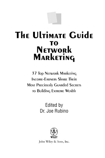 The Ultimate Guide To Network Marketing