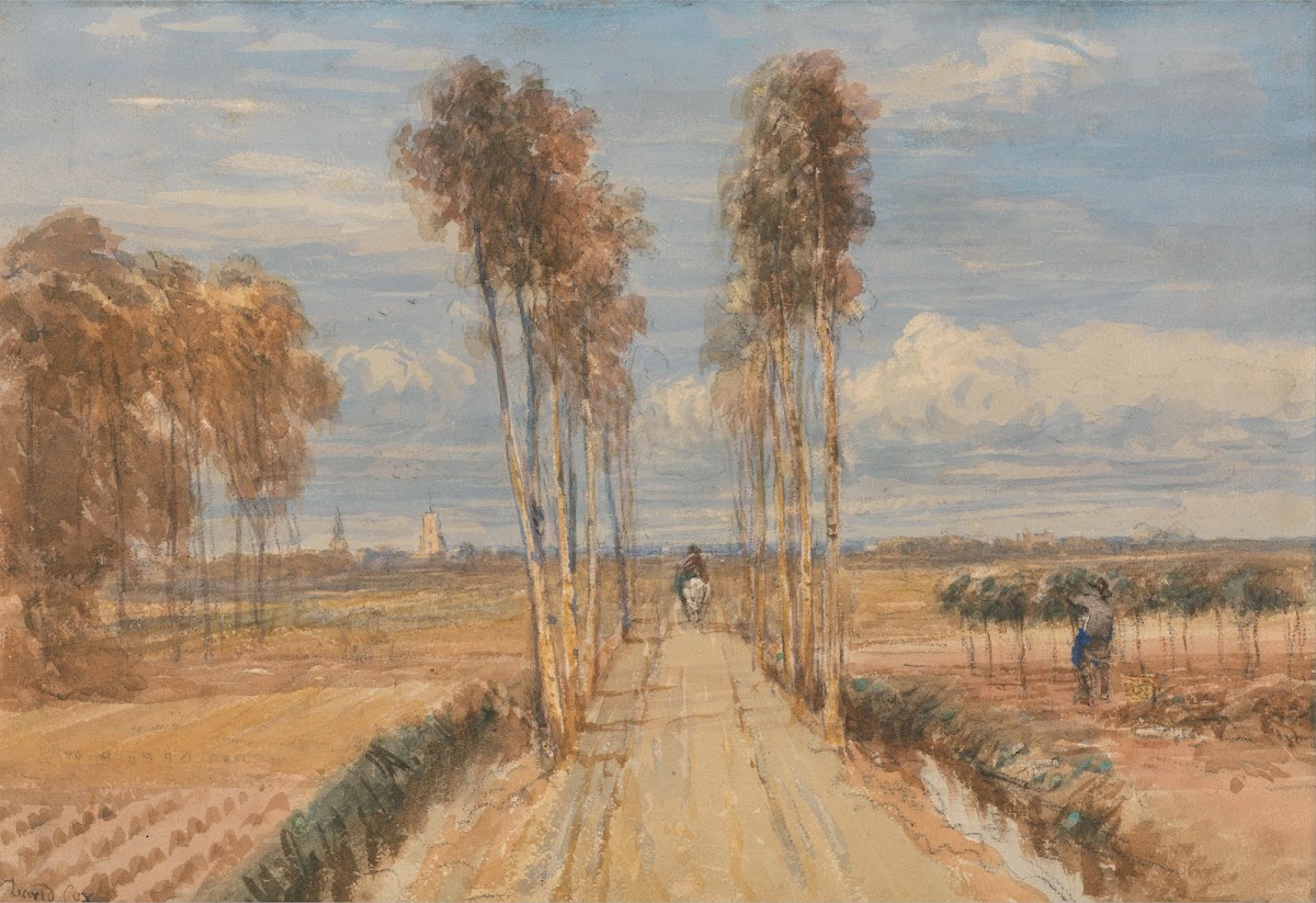 The Poplar Avenue after Hobbema circa 1835