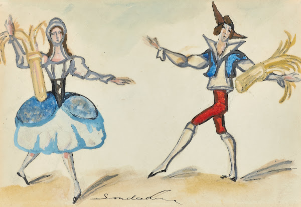 Projet De Costume Pour Lizette Et Colin Pour La Fille Mal GardéE