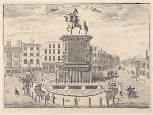 The Brass Statue of King Charles I at Charing Cross