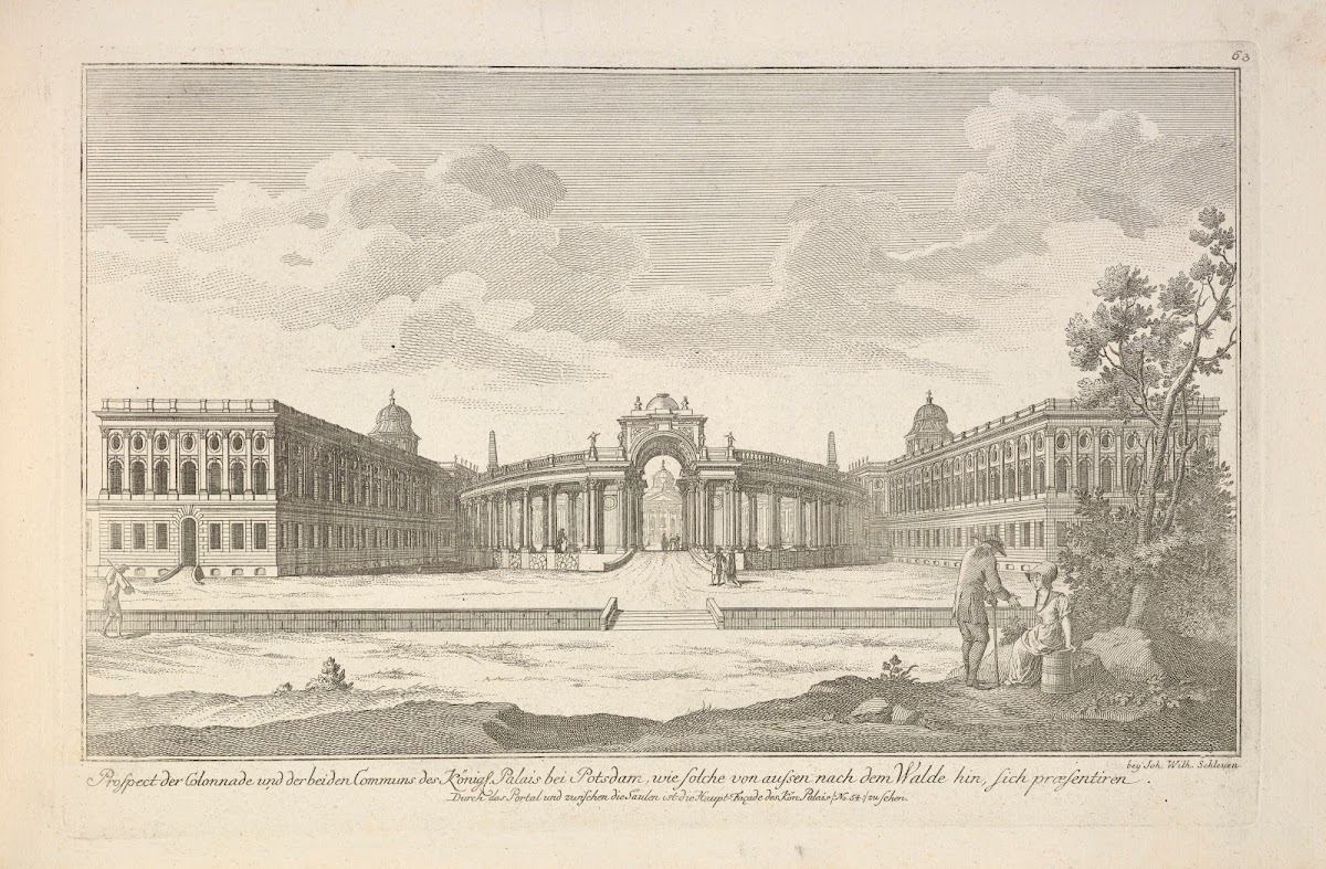 Architecture of German cities Pl52 18th century