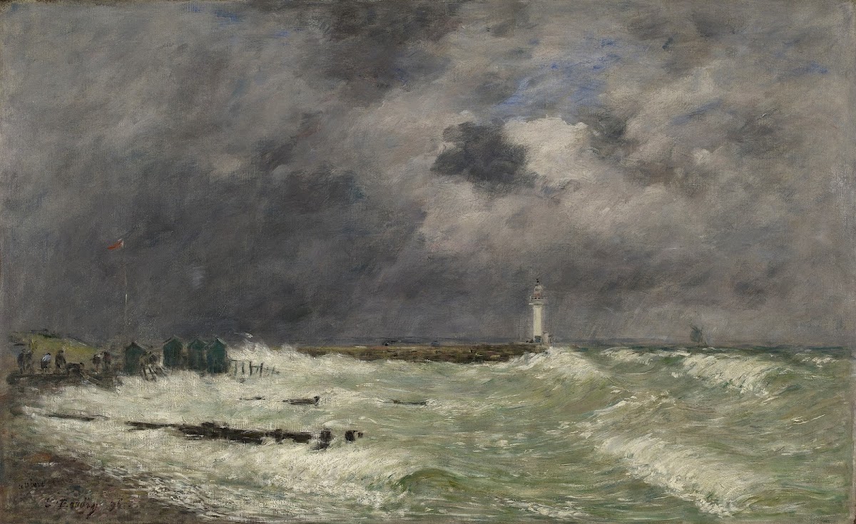 Coup de vent devant Frascati Le Havre 1896