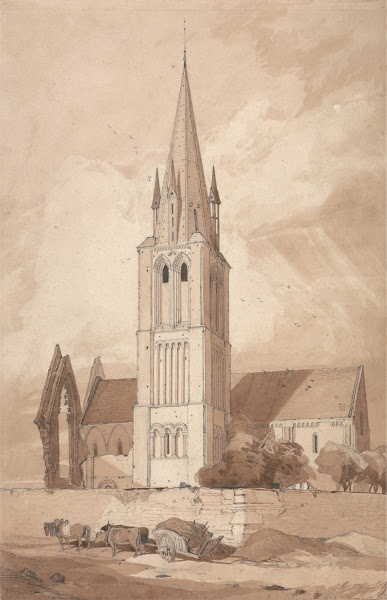 Douvres Church Normandy 1820
