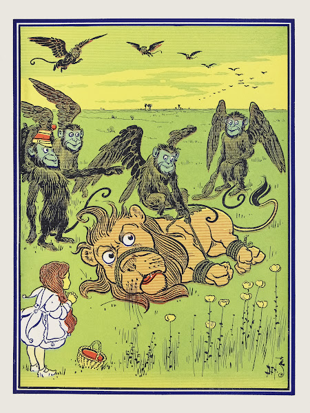 The Monkeys wound many coils about his body 1900