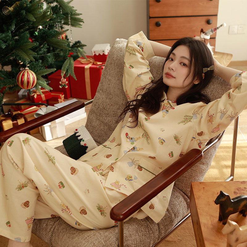 Ladies Loungewear, Cotton, Brushed, Christmas Design