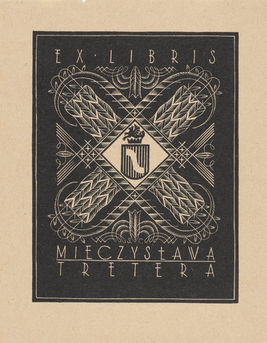 Ex libris Mieczysława Tretera 1931