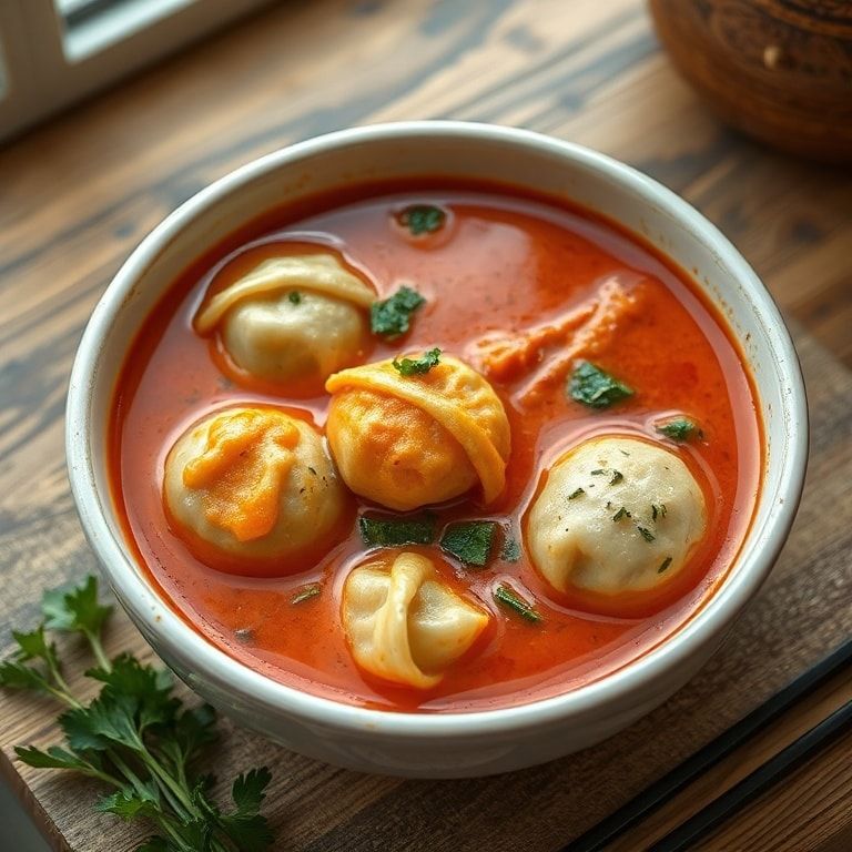 Warm Up with Flavorful Red Curry Soup and Dumplings & Greens | Easy & Homemade Comfort Food