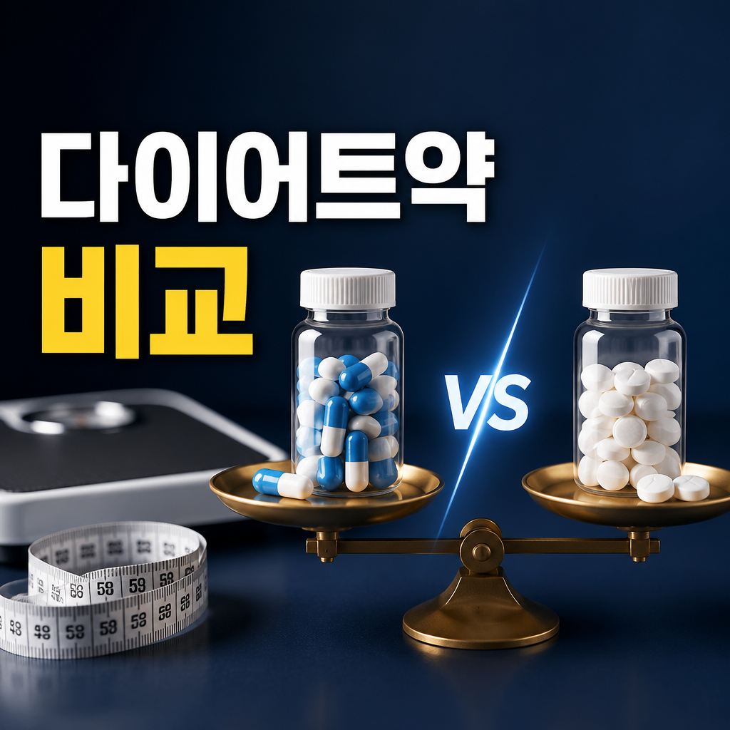 다이어트약 종류 및 효과 비교