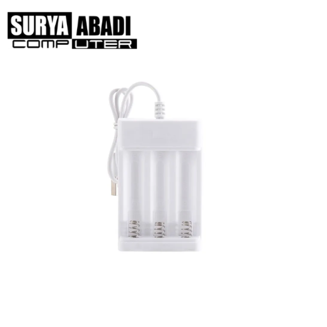 DESKTOP CHARGER BATERAI ISI ULANG 3 SLOT