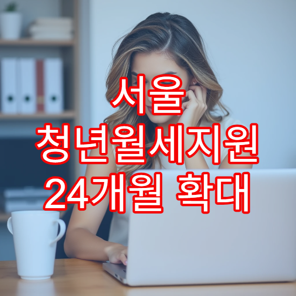 서울 청년월세지원 24개월 확대 총 480만원! 신청 조건·소득 기준 세부 해설