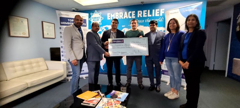 ITServe New Jersey Chapter donated Turkey & Syria Earthquake hit victims through a Non-Profit Organization called Embrace Relief