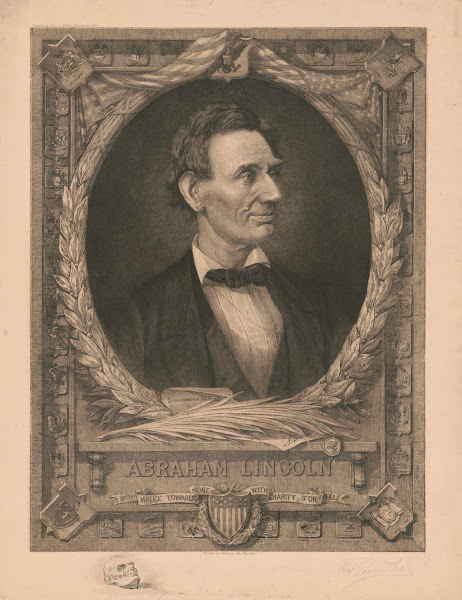 Abraham Lincoln with malice toward none with charity for all 1908