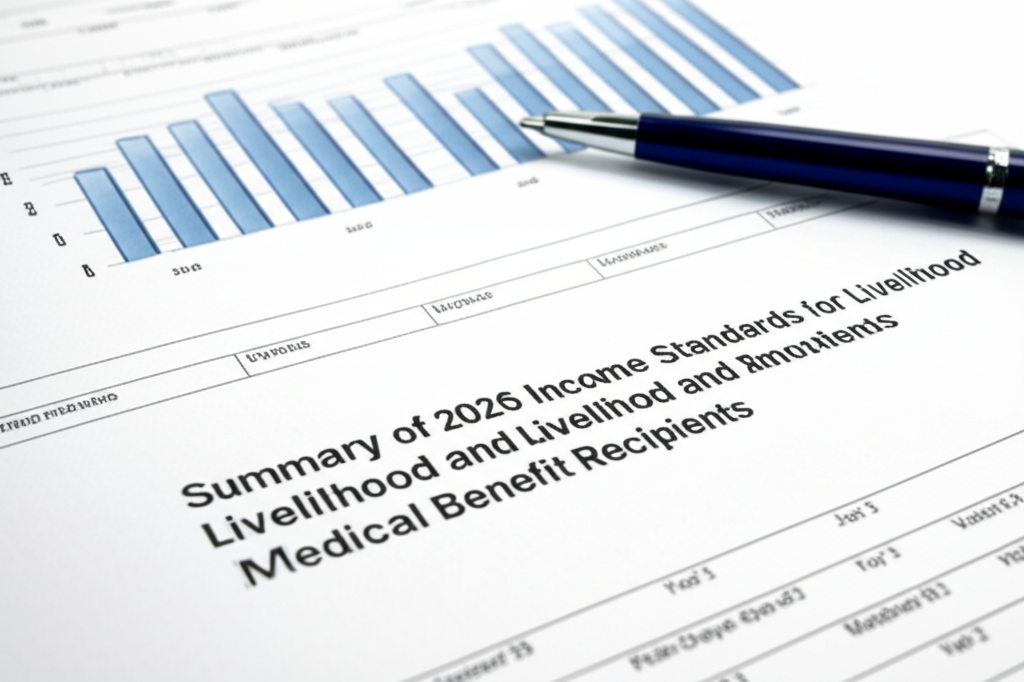📊 2026년 생계·의료수급자 소득기준 정리