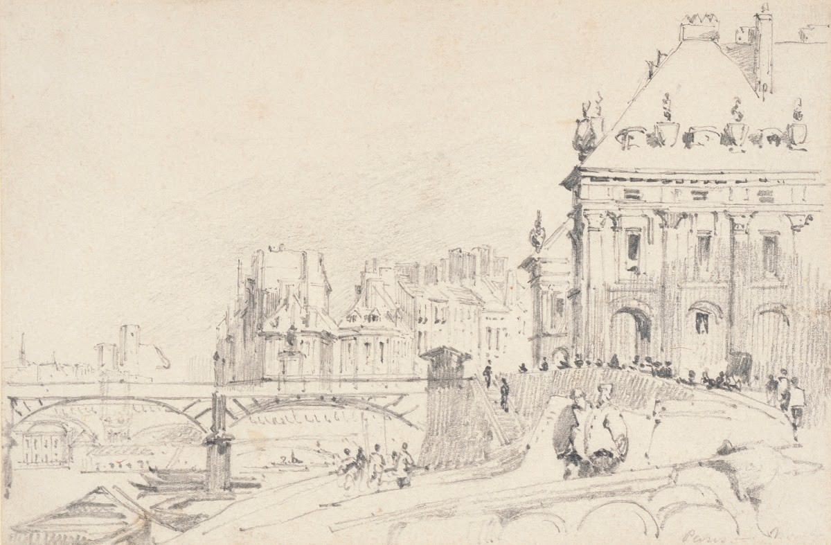 LInstitut et le pont des Arts 1806 1828