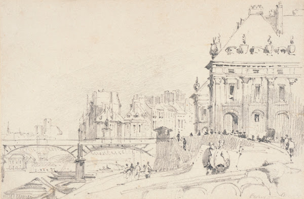 LInstitut et le pont des Arts 1806 1828