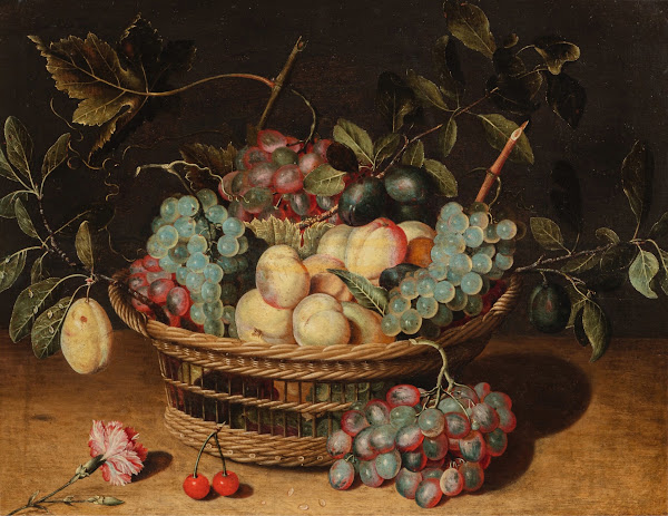 Still life with grapes