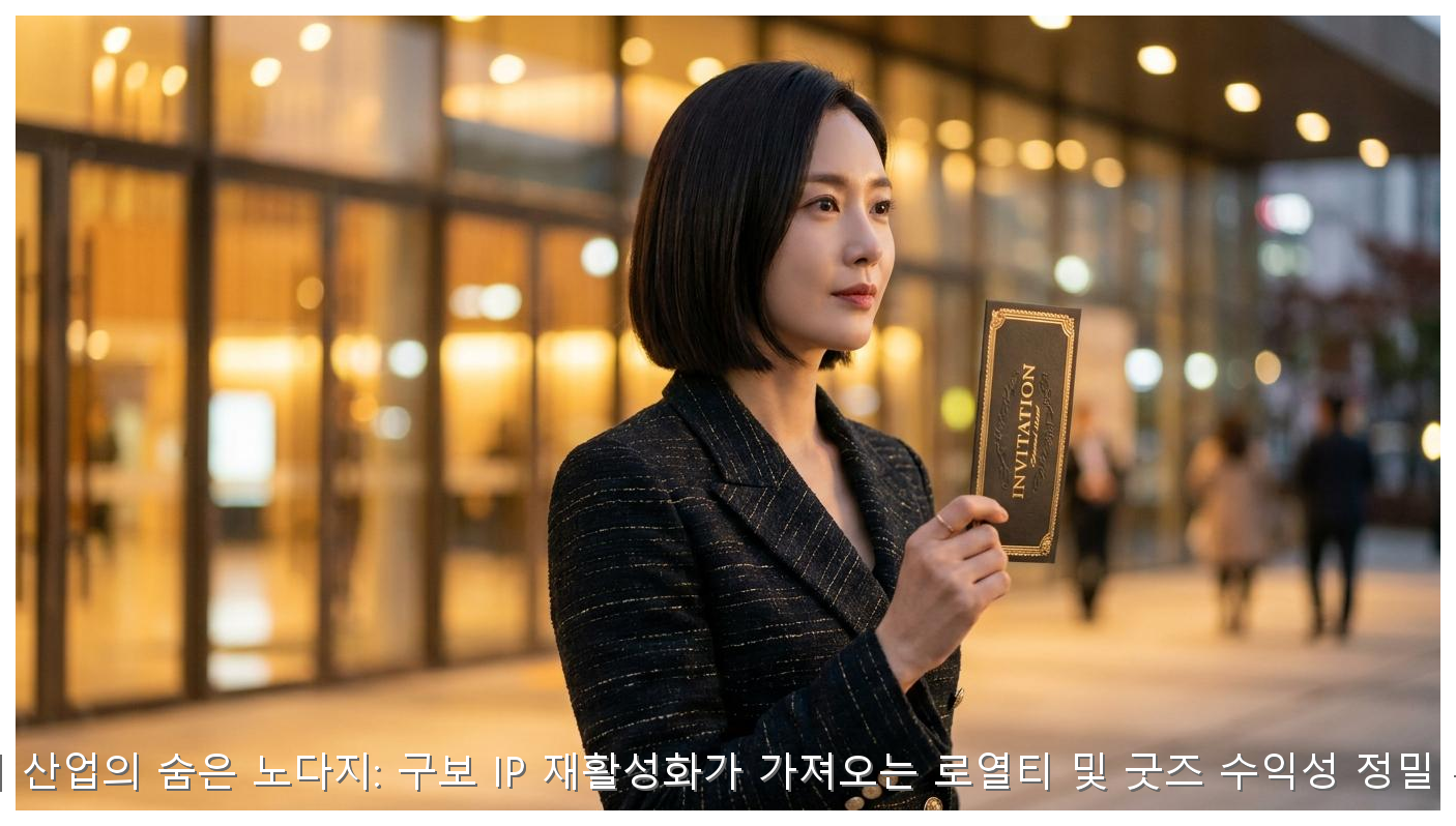 엔터 산업의 숨은 노다지: 구보 IP 재활성화가 가져오는 로열티 및 굿즈 수익성 정밀 분석 핵심 안내 및 분석 인포그래픽 (4)