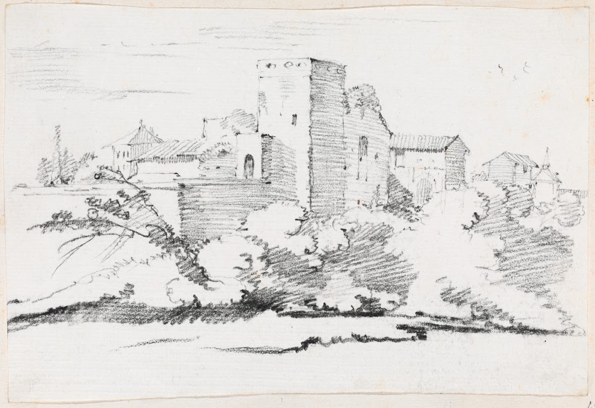 Buildings behind the Vatican 1744 1750