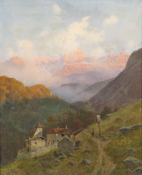 Blick auf den Rosengarten