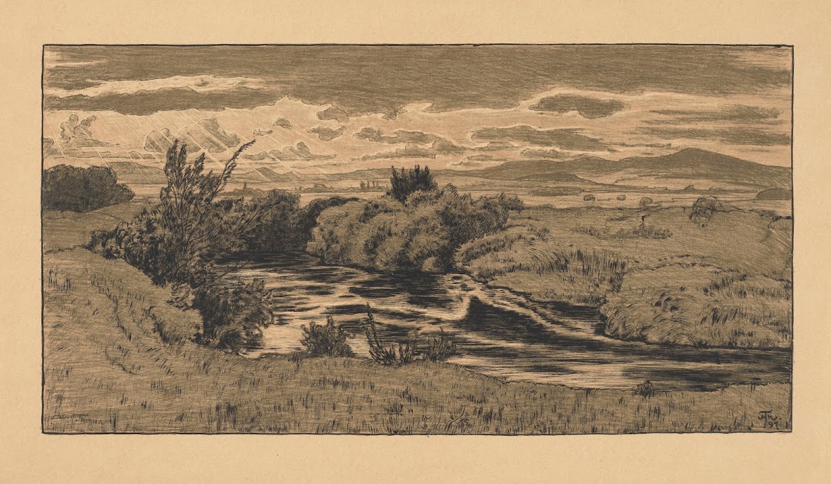 Evening by the Nidda River 1897