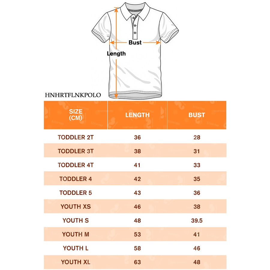 AOP HNH Children's Lapel Button Polo