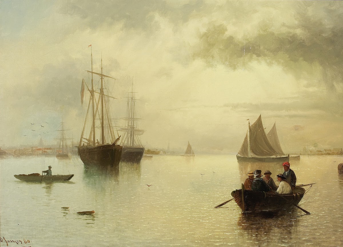 Untitled Harbor Scene 1880