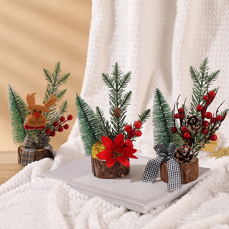 Mini Christmas tree for table decoration, 23 cm