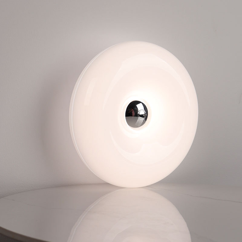 Donut table lamp with touch switch