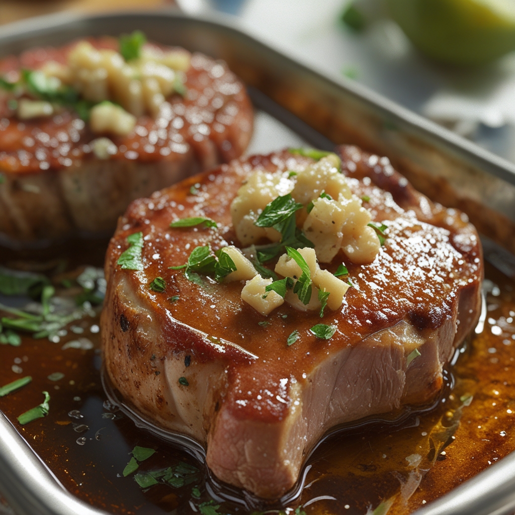 Slow Cooker Pork Chops with Garlic Parmesan Sauce Recipe - Easy Comfort Meal finished