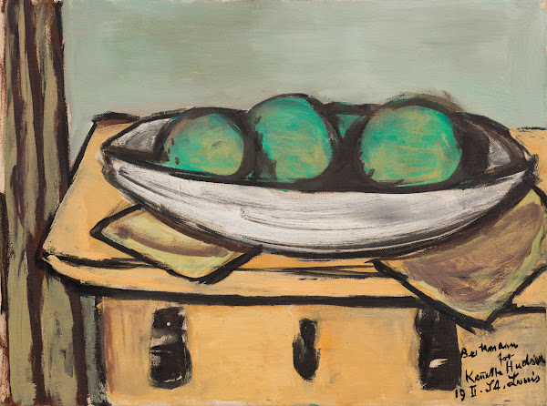Still Life with Large Green Fruit 1947