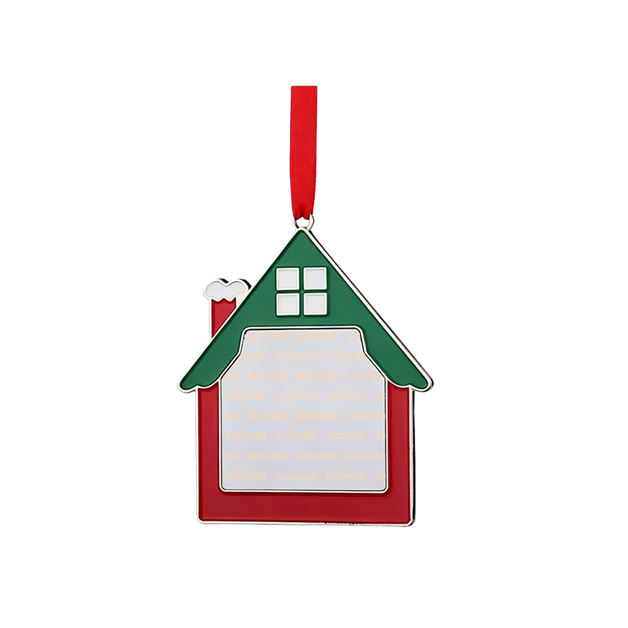 Christmas ornament house shape