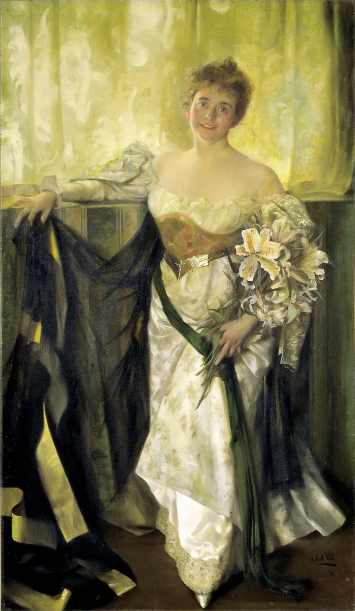 Alice Barney in White Satin 1894