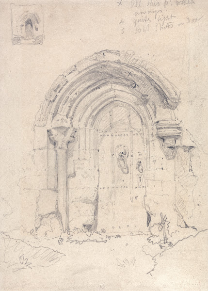 Porch of the Church of Stratton Saint Marys Norfolk