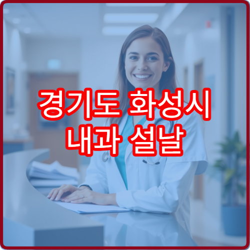 경기도 화성시 내과 설날 명절 연휴 진료 병원 고혈압·당뇨 응급 관리 가능