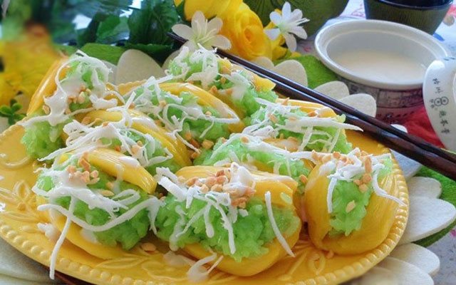 Xôi Mít Vị Lá Dứa