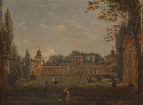 View of the Wilanów Palace from the courtyard 1832