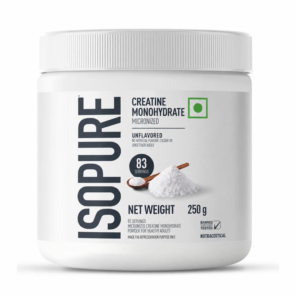 Isopure Creatine Monohydrate — Unflavoured, 250 g