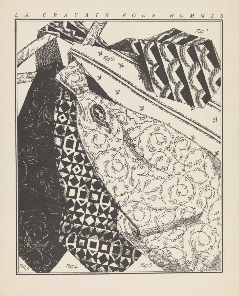 La cravate pour hommes 1922